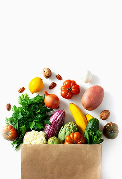 Fresh Organic Grocery Bag